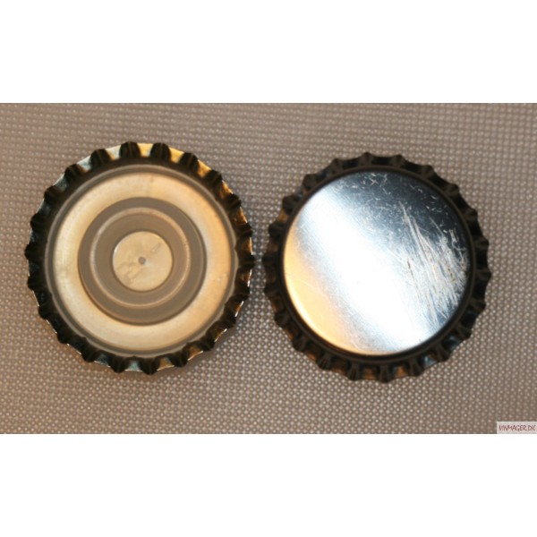 Rustfri stål Crown cap til champagne (Kronekork) 29 mm
