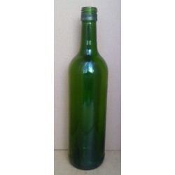 Flaske, grøn 0,7 l, skruelåg