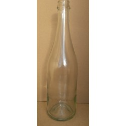 Champagneflaske, grøn 0,75 l, (Genbrug)