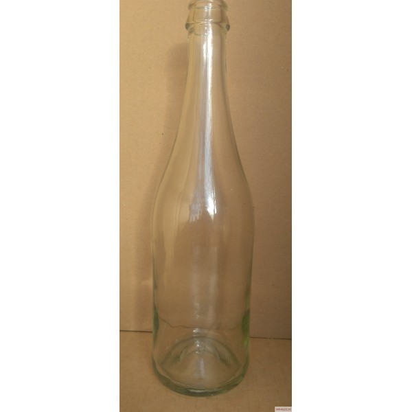 Champagneflaske, grøn 0,75 l, (Genbrug)