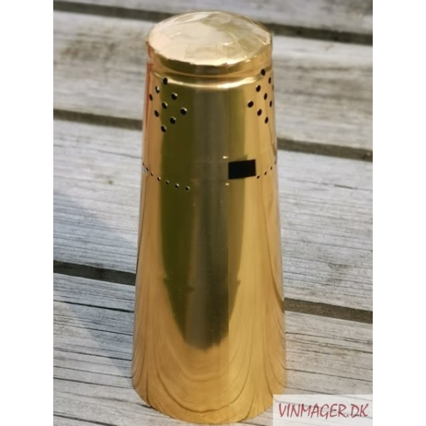 Alu top til champagne flaske, Pink 25 stk