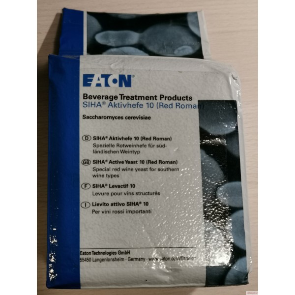 SIHA Aktivhefe 10 (Bordeaux),  500 gram
